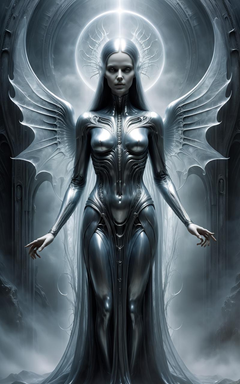 04504-2535207851-By h.r. Giger, A translucent female figure, angelic, appearing almost ghostly, whispy flowing arms, her form ethereal and bathed.png